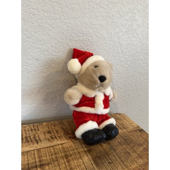 Starbucks Bearista Bear 10" Plush Santa Christmas 12th Edition Stuffed 2000 - Picture 3 of 7